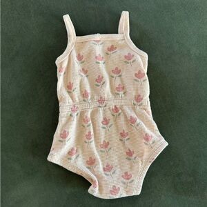 Quincy Mae Floral Baby Romper Size 18-24 Months